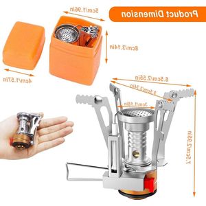Inklapbaar gasfornuis voor op de camping - ideaal voor wandelen en outdoor-activiteiten