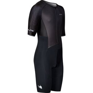 BTTLNS trisuit - triathlon pak - PRO Aero trisuit - trisuit korte mouw heren - langeafstand triathlon - Nemean 1.0 - zwart - XL