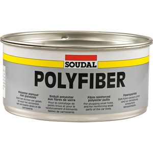 Soudal Glasvezel/staalplamuur 1,5 Kg inclusief verharder.