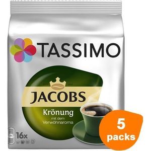 Tassimo - Jacobs Kronung - 5x 16 T-Discs