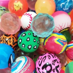 Stuiterende Rubberen Ballen - 40 Stuks Gemengde Kleuren voor Feestjes, Verjaardagscadeaus en Educatie (Kleur)