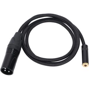 3.5mm Female Naar XLR Male Stereo Audio Adapter Kabel - Mini Jack naar XLR Male - 3.3 Voeten