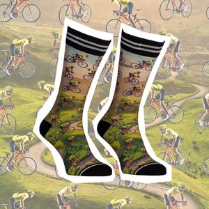 Sock My Feet - Grappige sokken heren - Maat 39-42 - Sock My Tour - Fiets sokken - Funny Socks - Vrolijke sokken - Leuke sokken - Fashion statement - Gekke sokken - Grappige cadeaus - Socks First.