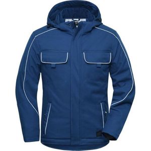 James & Nicholson Solid softshell winterjack JN886 - Korenblauw - XS