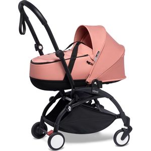 Babyzen YOYO² zwart frame met YOYO Bassinet - reiswieg - Ginger