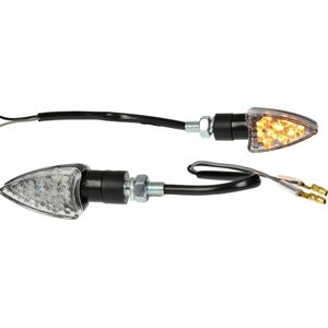 Knipperlichten LED universeel zwart transparant