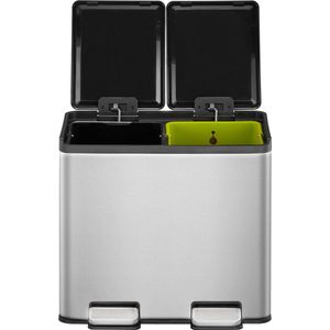 EKO Essential 2 Pedaalemmer 10+10L - Mat RVS