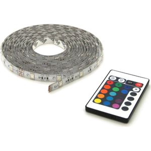 PROLIGHT LED strip - RGB - flexibel - 500cm - dimbaar - IP44 - met afstandsbediening