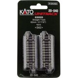 N Kato Unitrack 7078010 Rechte rails 62 mm 4 stuk(s)