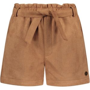 Like Flo Meisjes short PU met riem - Fay-Linn - Cognac