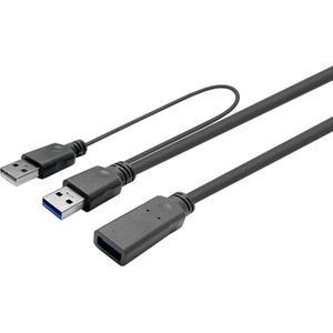 Vivolink PROUSB3AAF15C USB-kabel 15 m USB 3.2 Gen 1 (3.1 Gen 1) USB A Zwart