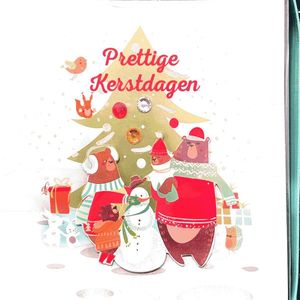 8 Luxe Handgemaakte kerstkaarten met enveloppen|Kerstkaart - Kerstkaart met envelop - Wenskaart - Kerstcadeau- Algemene kaart – Feest - Set van 8 stuks