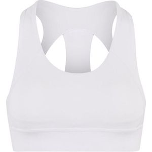 Urban Classics Ladies Sports Bra Bustier wit M Polyamide -