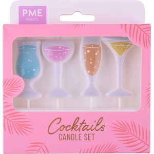 PME - Kaarsjes - Cocktails - Set/4