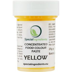 Geconcentreerde Voedingskleur Pasta - Geel - 25 gram