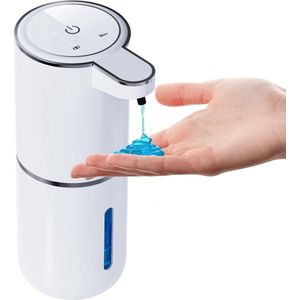 Contactloze elektrische zeepdispenser met infrarood-bewegingssensor - wandmontage, USB-oplaadbaar - 1500 mAh, voor badkamer en keuken