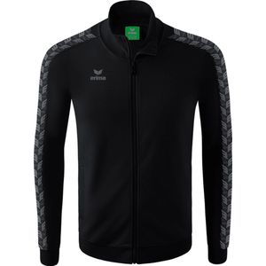 Erima Essential Team Tracktop Jack Heren - Zwart / Slate Grey | Maat: XXL