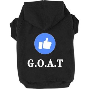 Izefia Hond Hoodies, Pet Kleding Hondenkleding, G.O.A.T maat S