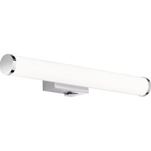 LED Spiegelverlichting - Trion Matero - 4W - Spatwaterdicht IP44 - Warm Wit 3000K - Glans Chroom - Aluminium