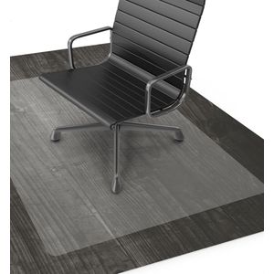 Goliving Vloerbeschermer bureaustoel – Bureaustoelmat – PVC – Geluiddempend – Voor harde vloeren – 90 x 120 cm – Transparant
