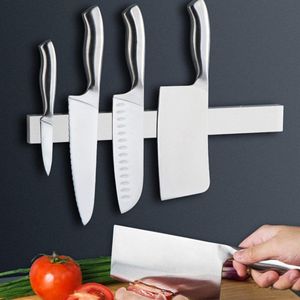 Stainless Steel Magnetic Knife Holder 40 cm - Extra Strong Wall Mounted Organizer for Kitchen, Office, Laundry Room