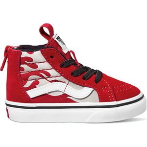 Vans TD SK8-Hi Zip FEROCIOUS FLAME RACING RED/BLACK 19