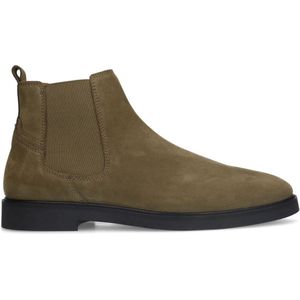 Sacha - Heren - Khaki suède chelsea boots - Maat 44