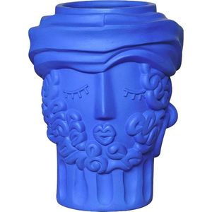 Seletti - Vaas Magna Graecia Terracotta Man - blauw