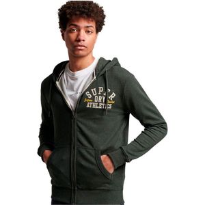 Superdry Vintage Superstate Sweatshirt Met Volledige Rits Groen S Man