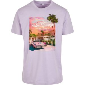 Mister Tee - Palms Springs Heren T-shirt - XXL - Pastelpaars