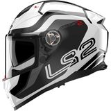 LS2 Ff811 Vector Ii Metric White Titan.Silver XL - Maat XL - Helm