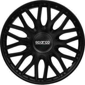 4-Delige Sparco Wieldoppenset Roma 13-inch zwart