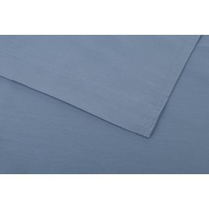 Zohome Satinado Laken - Eenpersoons - Katoensatijn - 160x290cm - Blauw