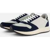 Woden Nicoline Sneakers blauw Textiel - Dames - Maat 38