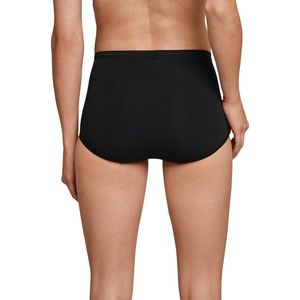 Schiesser Luxury Maxi Dames Slip - Zwart - Maat 46