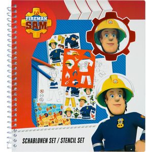 Brandweerman Sam sjablonen set