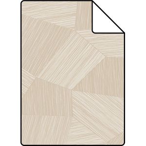 Proefstaal Origin Wallcoverings behang grafisch 3D motief gebroken wit - 26,5 x 21 cm - 347986-S
