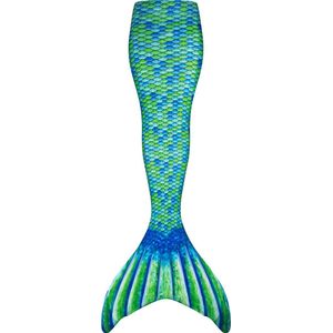 Finfun Zeemeerminstaart met Monovin - Mermaid Tail Aussie Green - Zeemeermin Staart Kind Maat 122-134 (M)