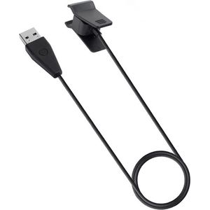 DrPhone H07 - USB oplaadkabel - Geschikt voor Fitbit Alta HR Met Reset Knop –Oplaadkabel - Kabel - 1M- Zwart