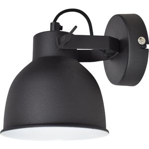 Urban Interiors  Industrial Large Wandlamp Zwart - Stelbaar - Ø14