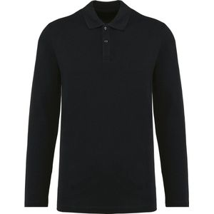 Kariban Premium Supima® herenpolo lange mouwen PK202 - Black - L