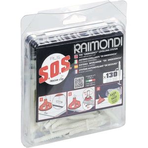 Raimondi RLS SOS Clips – 130 stuks – Reparatieclips voor Tegelnivelleersysteem – Herstel Afgebroken Tegelclips Zonder Sloopwerk | Tegelzetter | Tegels