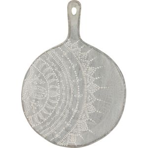 J-Line Decoratieve Ronde Snijplank Mango - Medium - diameter 30 cm