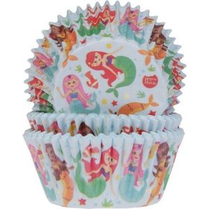 House of Marie Cupcake Vormpjes - Baking Cups - Zeemeermin - pk/50