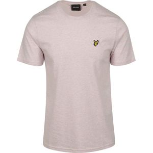 Lyle and Scott T-shirt Heather Lichtroze - Maat L - Heren - Print T-shirts