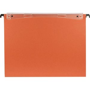 Esselte Orgarex Dual Verticale Hangmap - A4 - 25 stuks - Oranje - Voor Thuiswerken - Ideaal Voor Thuiskantoor