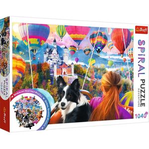 Trefl - Puzzles - ""1040"" - Spiral Puzzle - Balloon Festival