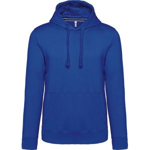 Kariban Hoodie met Capuchon en Kangoeroezak Licht Kobaltblauw - M