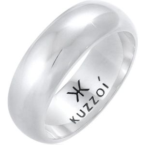 KUZZOI Heren Ring Heren Bandring Basic Smooth Robust Trend in 925 Sterling Zilver