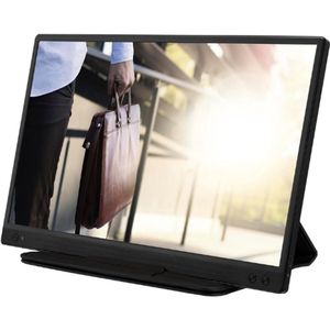 ZenScreen MB166C – 15,6-Inch FHD-Laptopmonitor – Ideaal Voor Telewerken Of Gamen – Voeding En Weergave Via USB Type-C – IPS-Paneel – 1920x1080-250cd/m² – Blauwlichtfilters – Flikkervrij – Zwart